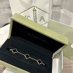 Van Cleef & Arpels Black and Gold Bracelet