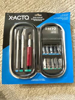 X-ACTO Compression Basic Knife Set, Includes 3 Knives, 13 Blades, Soft Carry Case Brand New