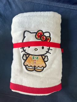hello kitty hand towel christmas
