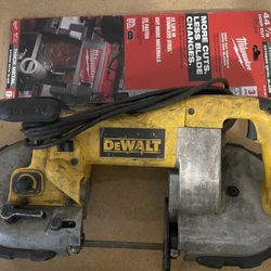 DEWALT Bandsaw & Extra New Milwaukee Blade