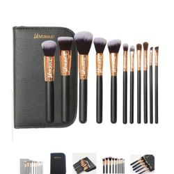 11 PCS  Profesional MAKEUP BRUSH SET