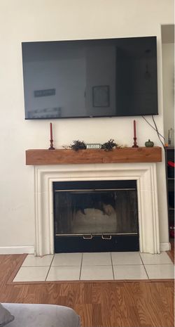 Faux wood chimney mantel  MTO