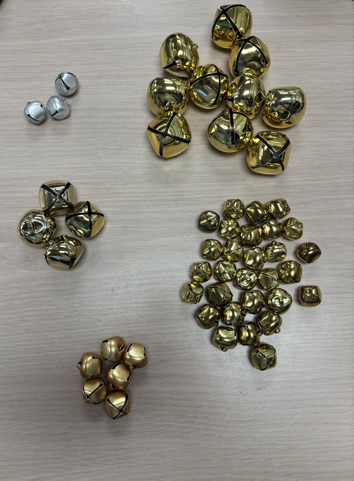 Christmas Bells – Two Dozen – Various Sizes – New