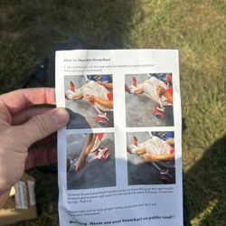 Hover board scooter attachment