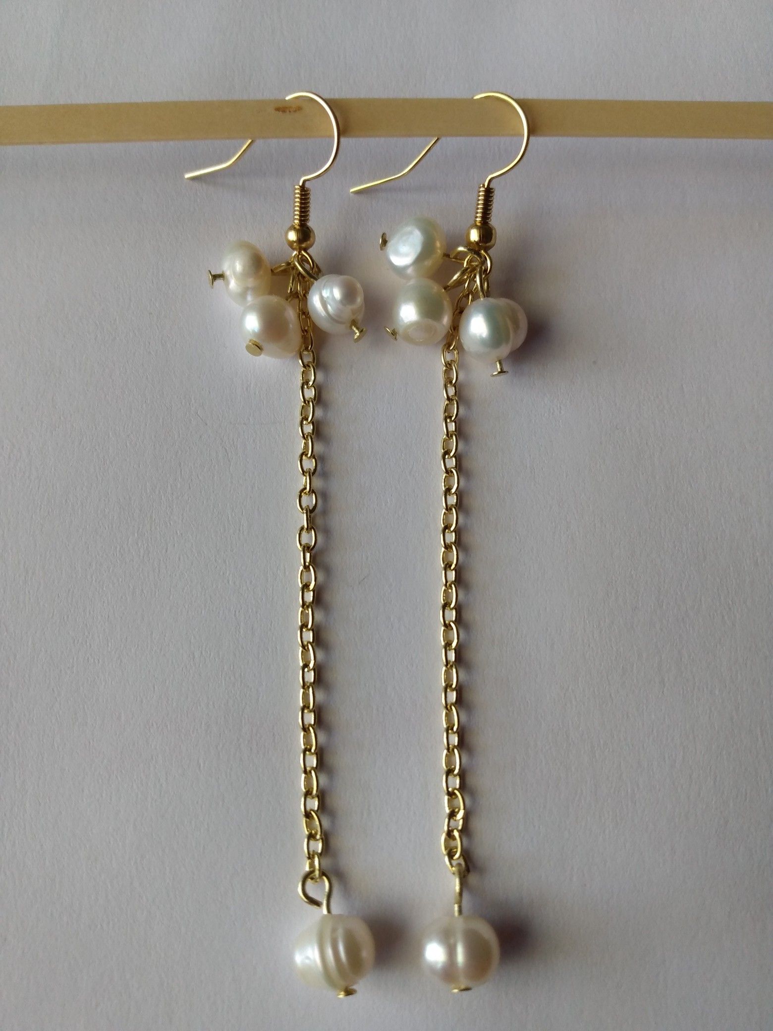 Natural fresh water Pearl Earring falling coconut cute and stylish