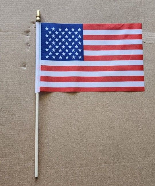 25 Per Pack American Flags Handheld