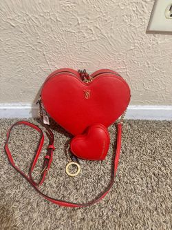 Victoria’s Secret red heart crossbody bag new