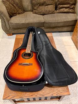 Fender T-Bucket 300CE Acoustic Electric Guitar w/ Fishman Pickup & Fender padded travel bag