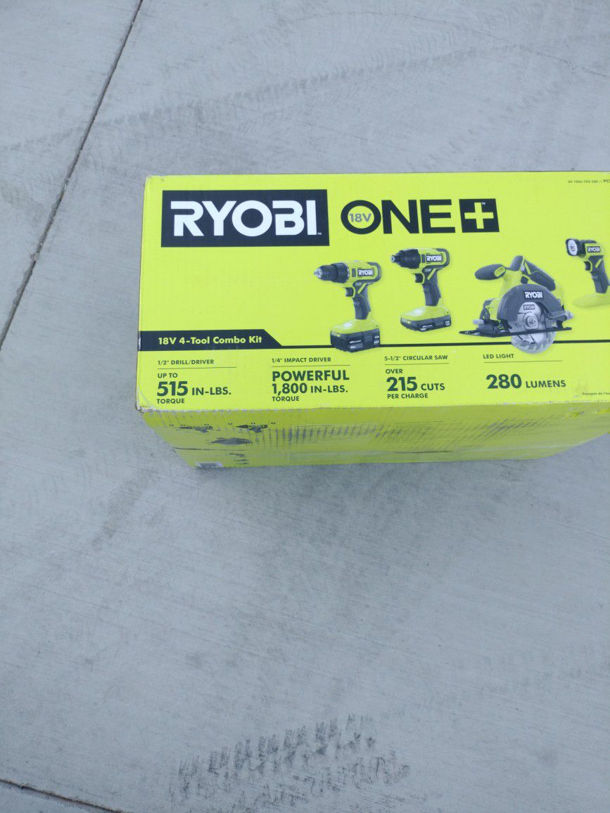 Ryobi  4 Tool Combo Kit 