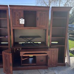 Desk Unit- only  ( 2 Book Shelves Sold)