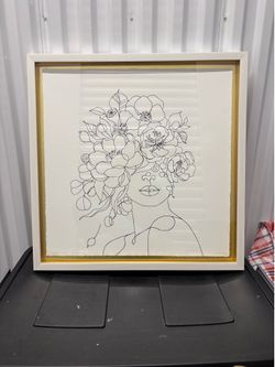 " Flower Model " picture frame by Marmont Hill