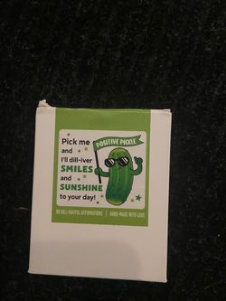 Positive Pickle Affirmation Card Set