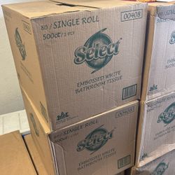 Bathroom Single Roll Box 80pcs 