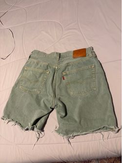 Green Levi shorts