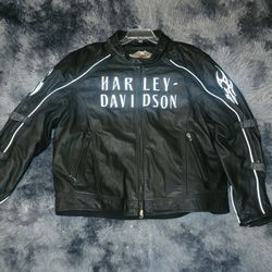 Leather Harley Davidson Jacket 