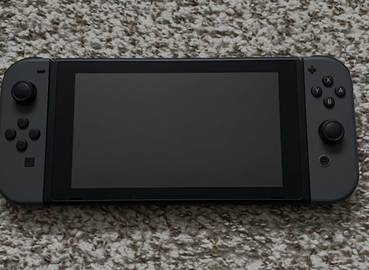 gray nintendo switch 