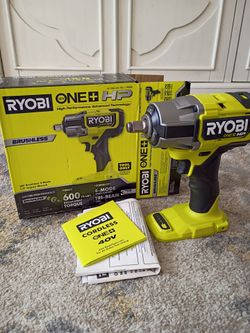 Ryobi impact wrench 600 lbs mid torque $100