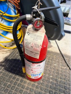 Old fire extinguisher