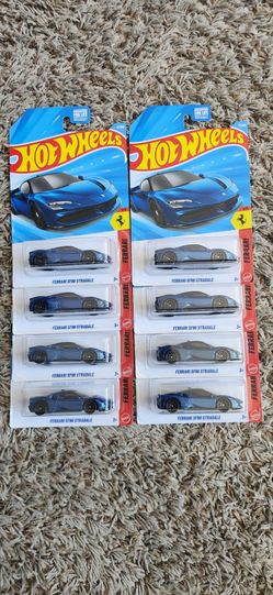 2026 Hot Wheels Blue sf90 Ferrari Stradale lot of 8