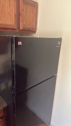 Black refrigerator