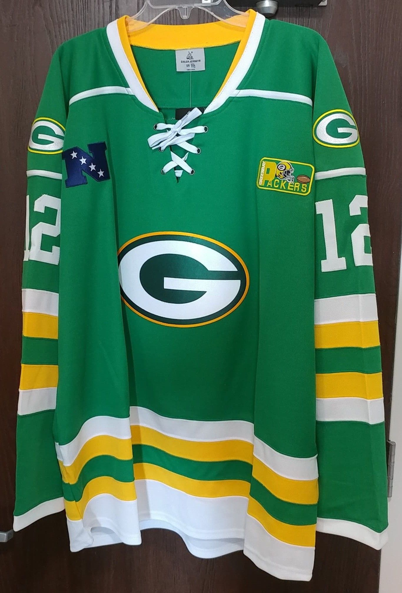 Green Bay Packers adult large Hockey jersey