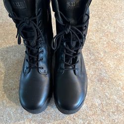 Men’s 5.11 Atac 8” side zip boot black