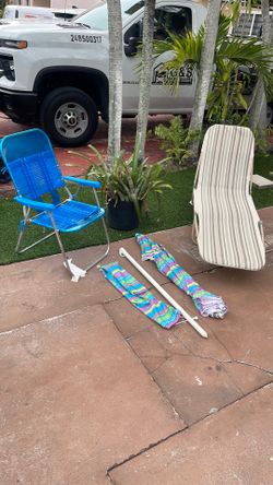 Beach Chairs and Umbrella 🏖️  ☂️  $59