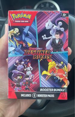 Pokemon Scarlet & Violet Destined Rivals Booster Bundle Factory Sealed 6 Packs