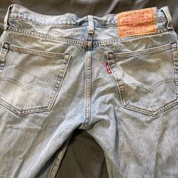 Levi’s 501 Original Hi-Ball Denim Jeans – Light Wash Faded Blue - W33