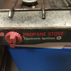 Coleman 2 burner auto ignition propane camping stove
