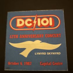 Lynryd Skynryd Promo Pass 1987