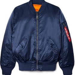 New Alpha Industries Bomber Jacket With Tag 
