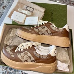 Barely Worn Gucci Chunky B Sneaker - Beige (Women’s Size 7.5/8)