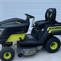 Ryobi Electric Riding lawnmower 