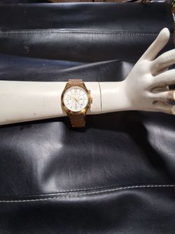 Michael Kors Gold-Tone Chronograph Watch