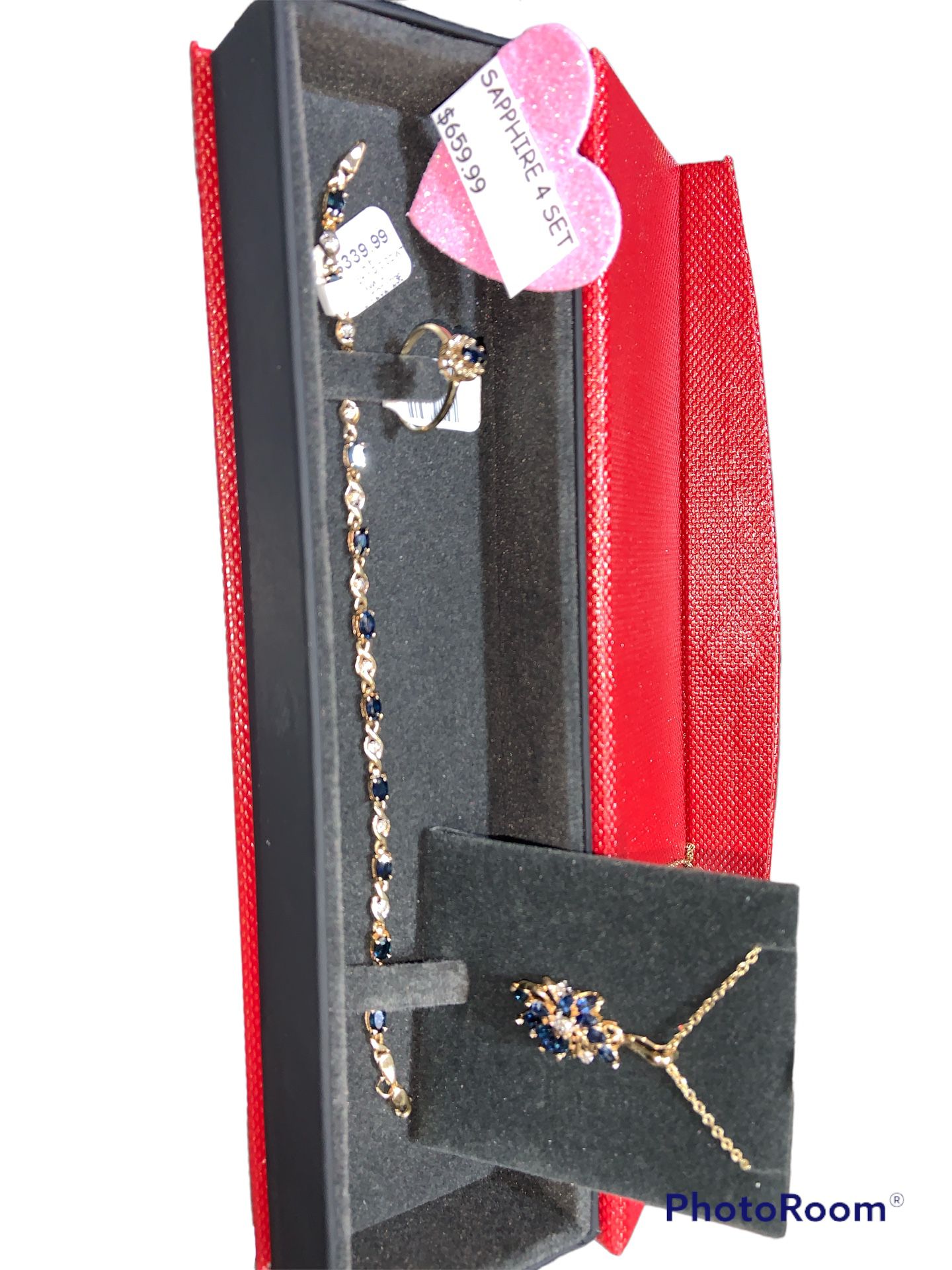 Valentines Gift Set 🎁 4piece Sapphire Set $659