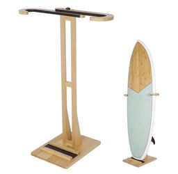Sturdy Surfboard Stand Rack with Floor-Standing Design, Stand Shortboard & Longboard Organizer