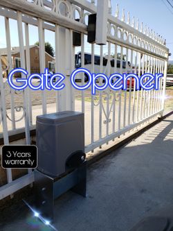 Gate Opener New , Motor Para Puerta Nuevo .
