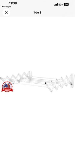 Wall-Mounted Accordion Clothes Drying Rack