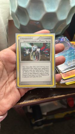 Power Spray Pokemon Platinum Card