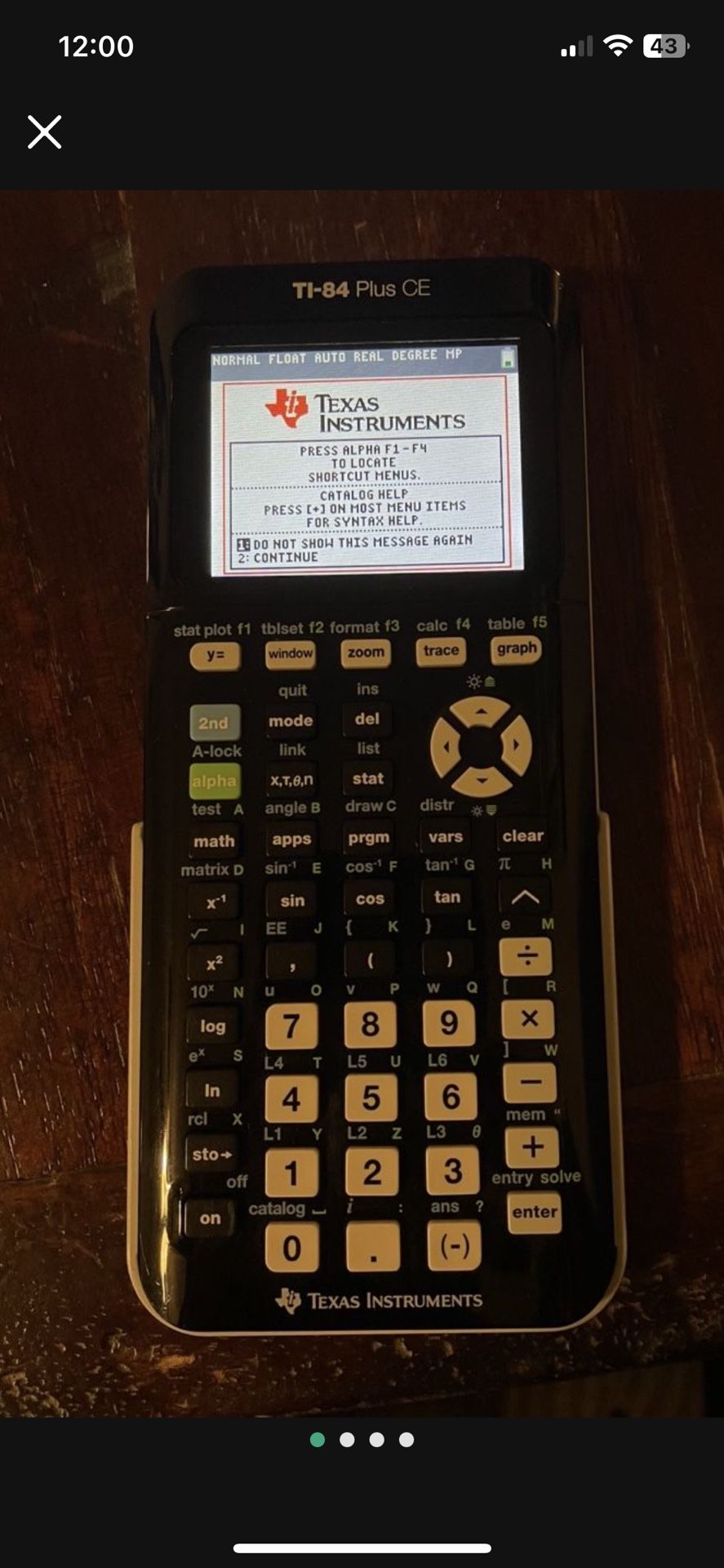 TI- 84 Plus CE Graphing Calculator - Black: 35MB Storage, SAT & ACT Approved