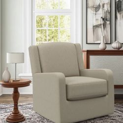 Easley Fabric Swivel Glider, Retail 549.99