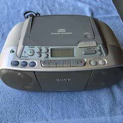 SONY CD, Cassette, radio player