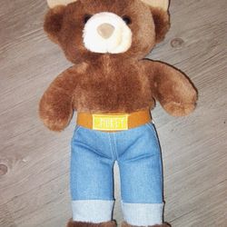 Vintage 1985 Plush Smokey The Bear Official Licensee Three Bears Inc.
