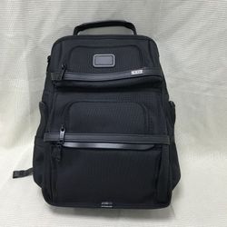 TUMI Alpha Brief Backpack in black
