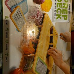 Bamboo Cutting Board And Storage