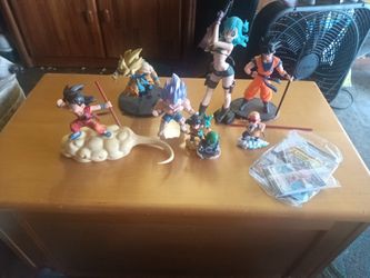 DBZ  Goku Vegeta Gohan Bulma Master Roshi Super Saiyan Lot Dragon Ball Z