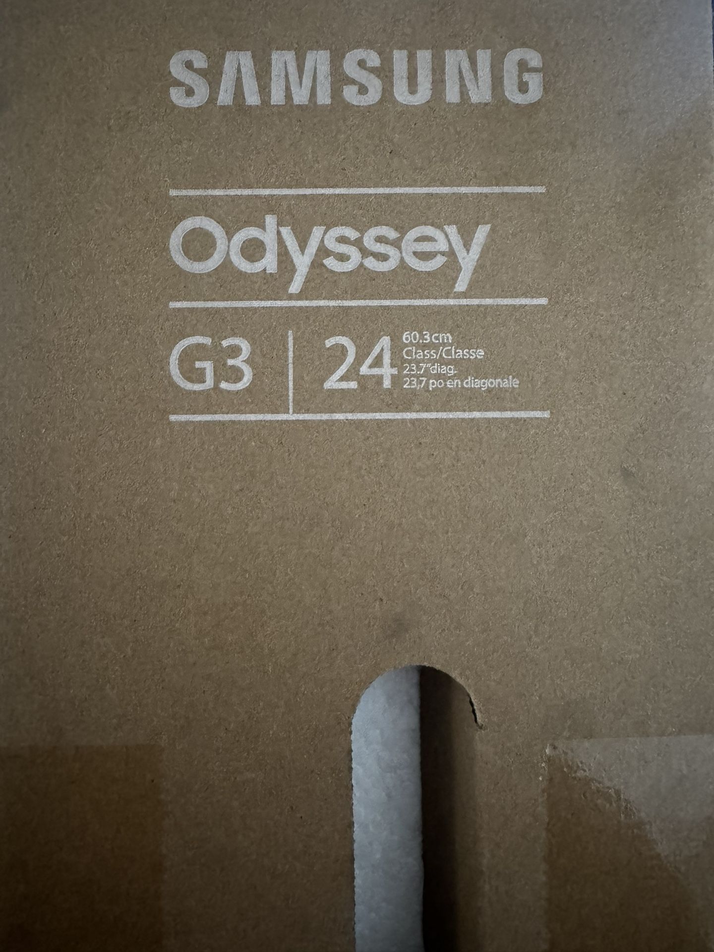 Samsung Odyssey G3 24” 180Hz 1ms Gaming Monitor with Ergonomic Stand