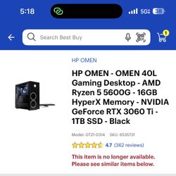 Hp Omen 40L Gaming Pc