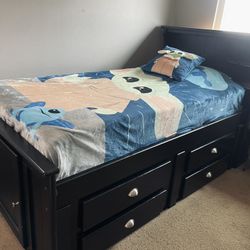 Twin Wooden Bed Frame 